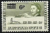 [Antarctic Research - Issues of 1963 Surcharged, type I1]