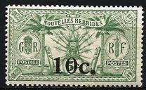 [Stamps of 1908-1912 Surcharged, type I3]