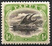 [Laketoi - Inscription "PAPUA". New Watermark - See Also No. 28-33, type B]