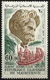 [Airmail - The 100th Anniversary of the Birth of Albert Schweitzer, 1875-1965, type NY]