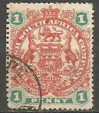 [Coat of Arms - End of Scroll Curled between Legs of Supporting Animals, տեսակ J1]