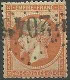 [Emperor Napoléon III - Perforated, tip C14]