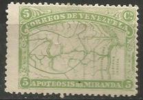 [The 80th Anniversary of the Death of General Francisco de Miranda, 1750-1816, タイプ AD]