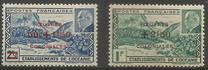 [Number 141-142 Surcharged and Overprinted, type AX]