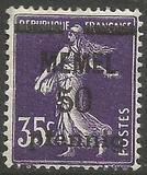 [French Postage Stamps Overprinted "MEMEL" and Surcharged, प्रकार B5]