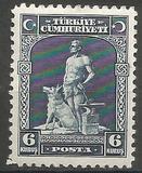 [Inscription "TÜRKIYE CÜMHURIYETI" - "Ü" in "CÜMHURIYETI", type JT4]