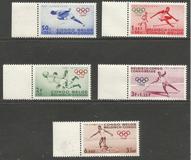[(2 mai 1960) - Pro Juventute 1960 - The XVIIth Olympic Winter Games - Rome 1960, Italy - For the Benefit of Youth Education in the Belgian Congo - (Perf. 13½ x 13¼), type GI]
