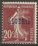 [French Postage Stamps Overprinted in Black, tip B7]