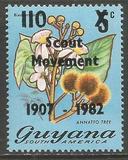 [The 125th Anniversary of the Birth of Lord Baden-Powell, 1857-1941 and the 75th Anniversary of Boy Scout Movement - Issues of 1971 Surcharged, tipas MN6]