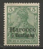 [German Empire Postage Stamps Surcharged, type C1]