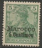 [German Empire Postage Stamps Surcharged, type C1]