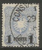 [German Empire Postage Stamps Surcharged, type A2]