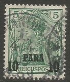 [German Empire Postage Stamps Surcharged - Inscription: "REICHSPOST", type C]