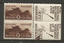[War Effort - Country Inscription in English and Afrikaan - Prices are for Single Stamps, type DU]