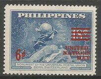 [U.N. Day - Issue of 1949 Overprinted "UNITED NATIONS DAY" and Surcharged 6c, type XE]