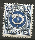 [Corno postale - Non valido nella zona di occupazione Sovietica. I francobolli furono stampanti negli USA nel 1945. Il progetto del francobollo fu approvato nel marzo 1945 e gli ordini completati furono consegnati durante il periodo che va dal 16/4 al 14/11 e il 21/12/45 - Stampatore: Bureau of Engraving & Printing, Scrivi JG10]