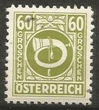 [Corno postale - Non valido nella zona di occupazione Sovietica. I francobolli furono stampanti negli USA nel 1945. Il progetto del francobollo fu approvato nel marzo 1945 e gli ordini completati furono consegnati durante il periodo che va dal 16/4 al 14/11 e il 21/12/45 - Stampatore: Bureau of Engraving & Printing, Scrivi JG13]