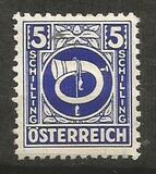 [Corno postale - Non valido nella zona di occupazione Sovietica. I francobolli furono stampanti negli USA nel 1945. Il progetto del francobollo fu approvato nel marzo 1945 e gli ordini completati furono consegnati durante il periodo che va dal 16/4 al 14/11 e il 21/12/45 - Stampatore: Bureau of Engraving & Printing, Scrivi JG16]