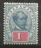 [Sir Charles Vyner Brooke - Watermarked, tegund P22]