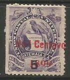 [Issues of 1897 Overprinted "CORREOS NACIONALES" or Surcharged 2 CENTAVOS also, typ AB1]