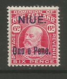 [New Zealand Postage Stamps Surcharged, type H1]