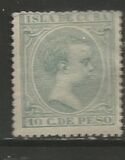 [King Alfonso XIII, Inscription "ISLA DE CUBA", type L4]
