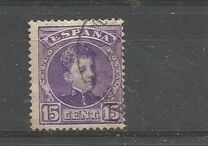 [King Alfonso XIII - Blue Control Numbers on Backside, Typ AT4]
