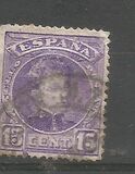 [King Alfonso XIII - Blue Control Numbers on Backside, Typ AT4]