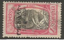 [No. 130 Surcharged, tip AR]