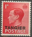 [King Edward VIII - Great Britain Postage Stamps Overprinted "TANGIER", type D1]