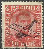 [Overprinted for use as Airmail, Tipi W]