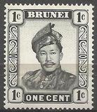 [Sultan Omar Ali Saifuddin, 1916-1986 - New Watermark. Ordinary Paper, type L11]