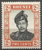 [Sultan Omar Ali Saifuddin, 1916-1986 - New Watermark. Ordinary Paper, type L12]