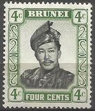[Sultan Omar Ali Saifuddin, 1916-1986 - New Watermark. Ordinary Paper, type L14]