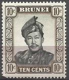 [Sultan Omar Ali Saifuddin, 1916-1986 - New Watermark. Ordinary Paper, type L17]