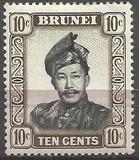 [Sultan Omar Ali Saifuddin, 1916-1986 - New Watermark. Ordinary Paper, type L17]