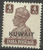 [King George VI - India Postage Stamps Overprinted "KUWAIT", type AL7]