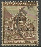 [Cape of Good Hope Postage Stamps Overprinted "BRITISH - BECHUANALAND" in Black, type A3]