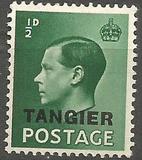 [King Edward VIII - Great Britain Postage Stamps Overprinted "TANGIER", type D]