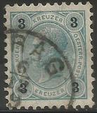 [Emperor Franz Josef I, 1830-1916 - Granite Paper. Numerals in Black, type N2]