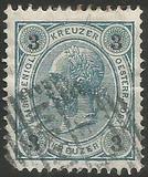 [Emperor Franz Josef I, 1830-1916 - Granite Paper. Numerals in Black, type N2]