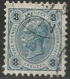 [Emperor Franz Josef I, 1830-1916 - Granite Paper. Numerals in Black, type N2]