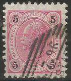 [Emperor Franz Josef I, 1830-1916 - Granite Paper. Numerals in Black, type N3]