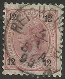 [Emperor Franz Josef I, 1830-1916 - Granite Paper. Numerals in Black, type N5]