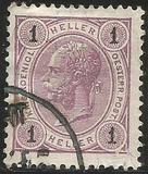 [Emperor Franz Josef I, 1830-1916 - Value in "Heller" Without Varnish Bars, Numerals in Black, тип N13]
