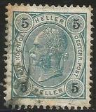 [Emperor Franz Josef I, 1830-1916 - Value in "Heller" Without Varnish Bars, Numerals in Black, тип N26]