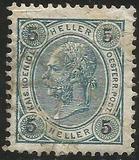[Emperor Franz Josef I, 1830-1916 - Value in "Heller" Without Varnish Bars, Numerals in Black, тип N25]