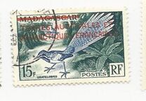 [Madagascar Postage Stamp Overprinted "TERRES AUSTRALES ET - ANTARCTIQUES FRANCAISES", type A]