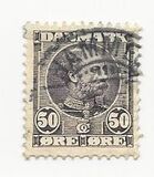 [King Christian IX, 1818-1906 - Horizontal Lines in Background in Oval, タイプ M6]