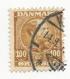 [King Christian IX, 1818-1906 - Horizontal Lines in Background in Oval, タイプ M8]